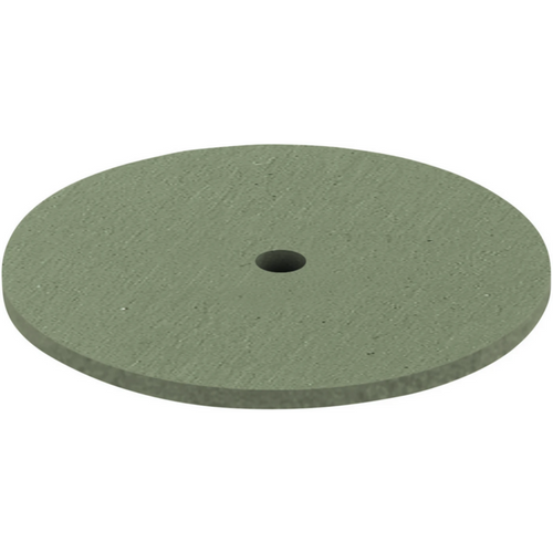 EVEFLEX Pack of 100 pieces unmounted, green fine, figure disk, 22 x 1 mm