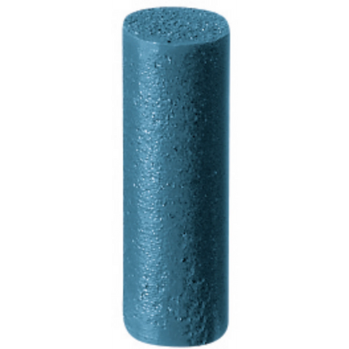 EVEFLEX Pack of 10 pieces unmounted, blue very coarse, figure cylinder, 7 x 20 mm