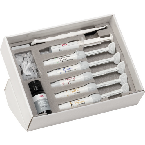 VITA VM® LC 3D-MASTER® Combi Test Kit 2M2 One-shade assortment for the first tests (DENTINE - paste / ENAMEL &amp; additional materials flow)