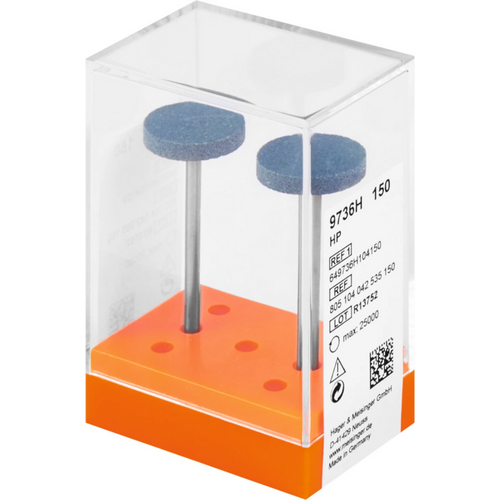 Diamond grinder 9736 Pack of 2 pieces blue coarse, HP, figure 042, 3 mm, ISO 150