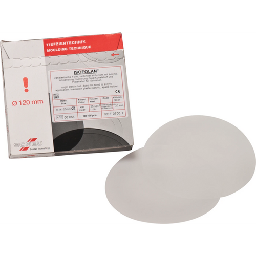 ISOFOLAN® Pack of 100 pieces Ø 120 mm, thickness 0.1 mm