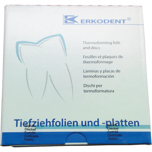 Erkolen Pack of 20 pieces transparent, Ø 120 mm, thickness 0.8 mm