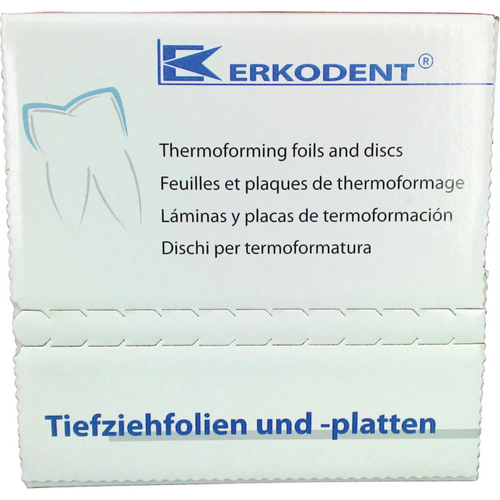 Erkolen Pack of 100 pieces transparent, Ø 120 mm, thickness 0.8 mm