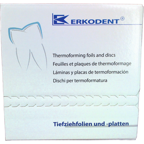 Erkoflex transparent Pack of 10 pieces transparent, Ø 125 mm, thickness 4 mm