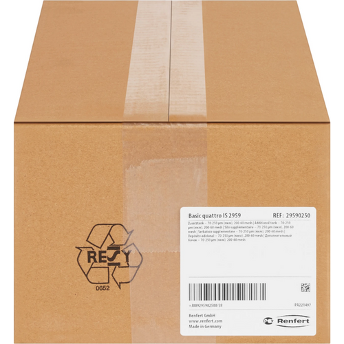 Additional tank Piece 70-250 µm, for Basic Quattro IS