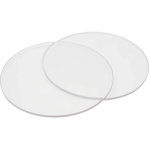 COMBILOC Plus Pack of 50 pieces clear, Ø 120 mm, thickness 2 mm