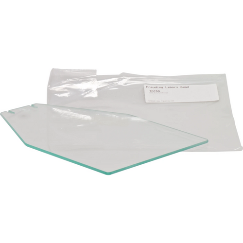 Toughened safety glass Piece 250 x 200 mm for suction funnel A90
