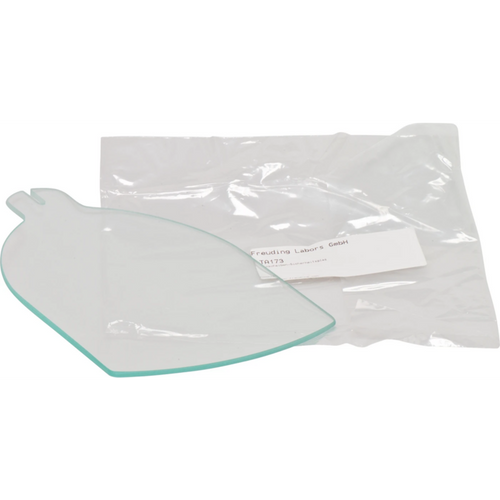 Toughened safety glass Piece 230 x 160 mm for suction funnel VARITEAM