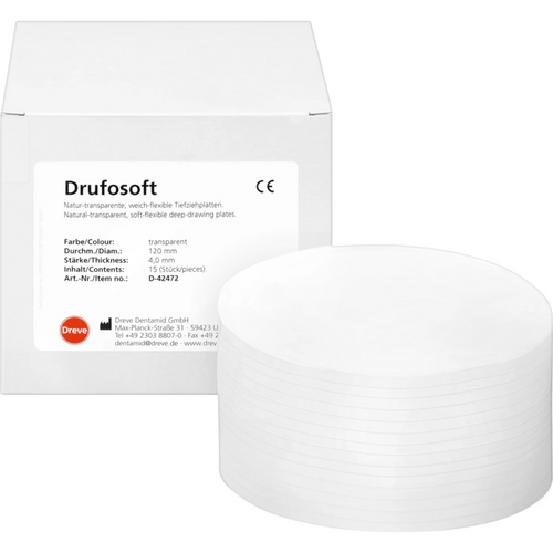 Drufosoft® Pack of 15 pieces Ø 120 mm, thickness 4 mm