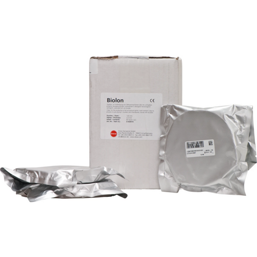 Biolon Pack of 50 pieces clear-transparent, Ø 120 mm, thickness 2 mm