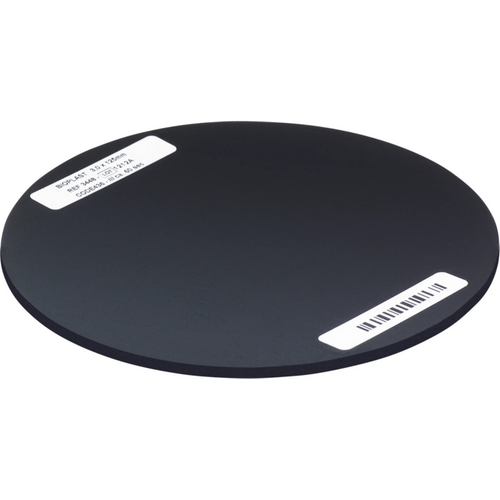 BIOPLAST® Color Pack of 10 pieces black, Ø 125 mm, thickness 3 mm