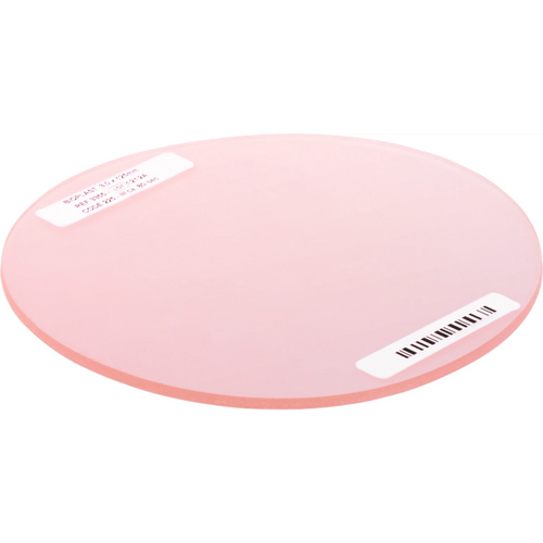 BIOPLAST® Color Pack of 10 pieces red, Ø 125 mm, thickness 3 mm