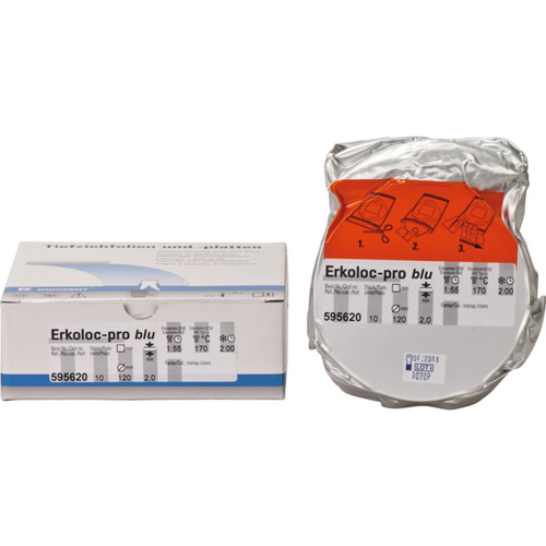 Erkoloc-pro blu Pack of 10 pieces Ø 120 mm, thickness 2 mm