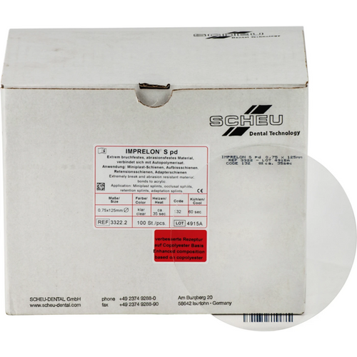 IMPRELON® S pd Pack of 100 pieces Ø 125 mm, thickness 0.75 mm