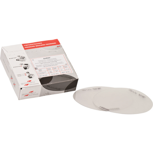 DURAN® Pack of 10 pieces round, Ø 125 mm, thickness 2 mm