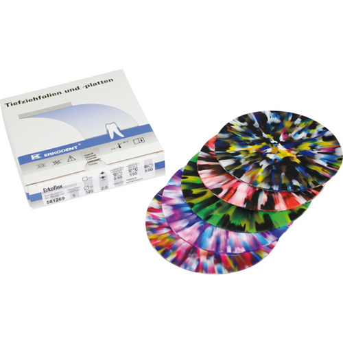 Erkoflex-freestyle Pack of 5 pieces assorted, Ø 120 mm, thickness 2 mm