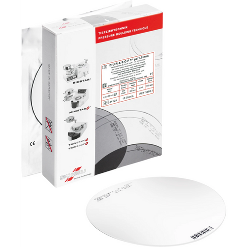 DURASOFT® pd Pack of 100 pieces Ø 125 mm, thickness 1.8 mm