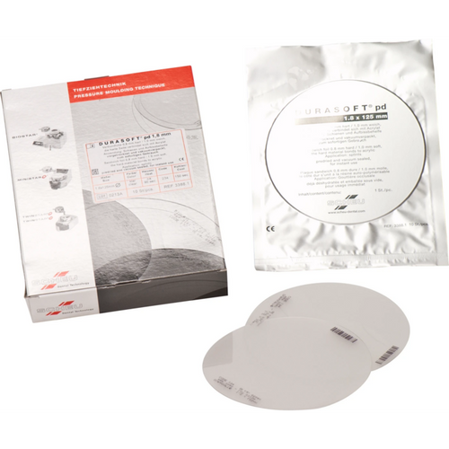 DURASOFT® pd Pack of 10 pieces Ø 125 mm, thickness 1.8 mm