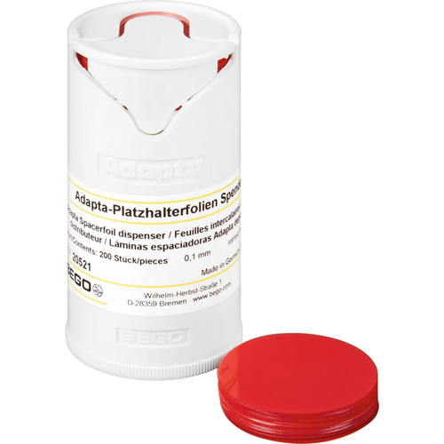 Adapta Pack of 1 foil dispenser, 200 Adapta foils 0.1 mm