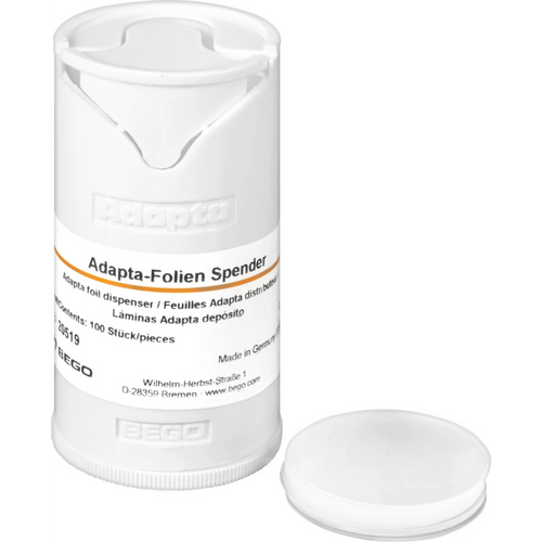 Adapta Pack of 1 foil dispenser, 100 Adapta foils 0.6 mm
