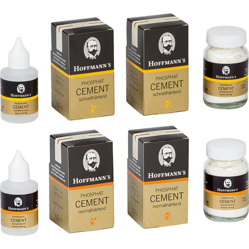 HOFFMANN'S CEMENT 35 g hurtigherdende brunt pulver, 15 ml væske