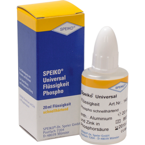 Sinkfosfatsement flaske 20 ml væske hurtigherdende
