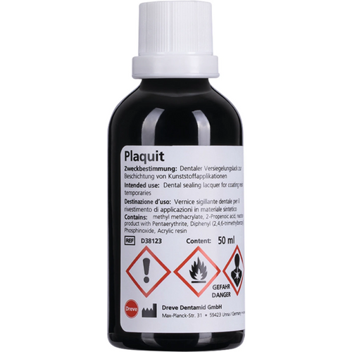 Plaquit Bottle 50 ml lacquer with brush insert
