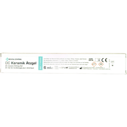 DC ceramic etching gel Package 6 ml bottle