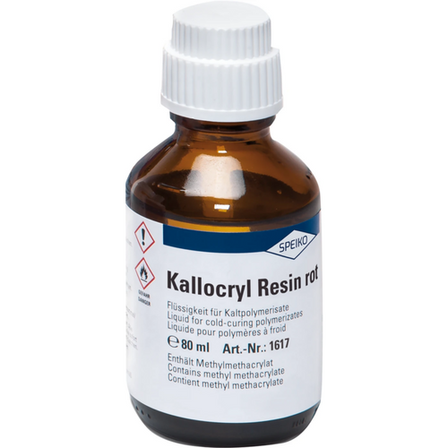 Kallocryl® Resin Bottle 80 ml liquid red
