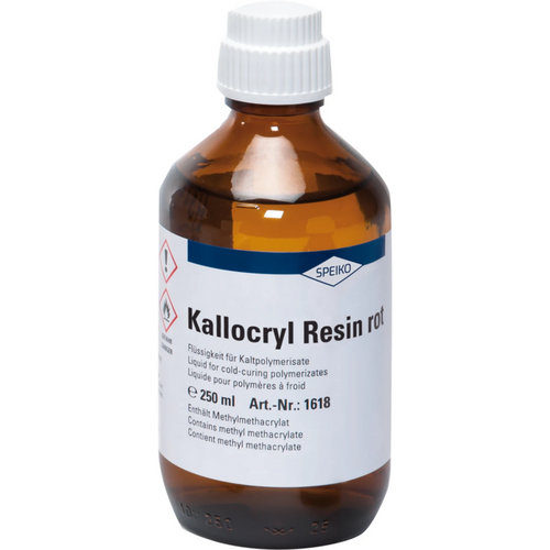 Kallocryl® Resin Bottle 250 ml liquid red