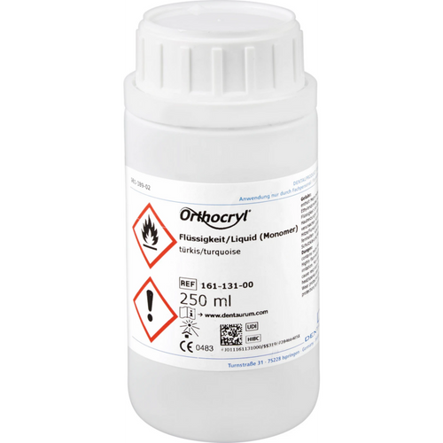 Orthocryl® liquid Bottle 250 ml liquid turquoise