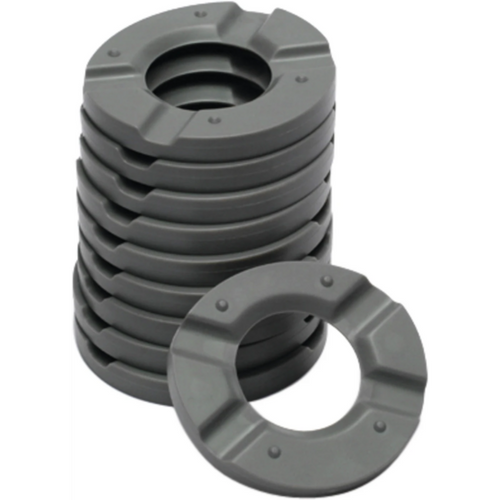 Secondary plate Pack of 50 pieces gray