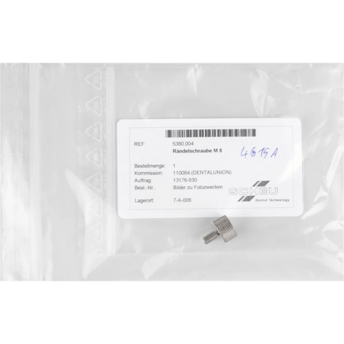 Knurled screw Piece M5