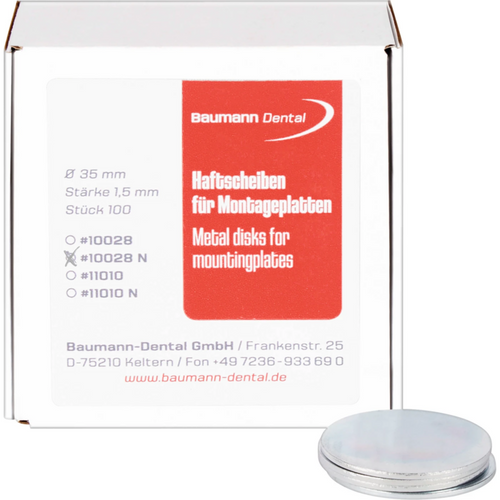 Adhesive disks Pack of 100 pieces galvanic neutral