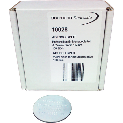 Adhesive disks Pack of 100 pieces electroplated