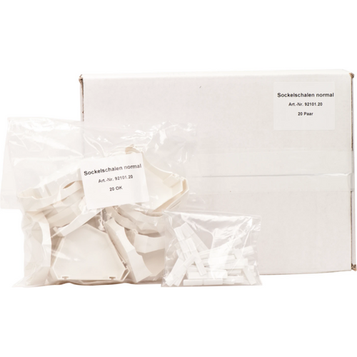 Orthodontic base shells Pack of 20 pairs normal