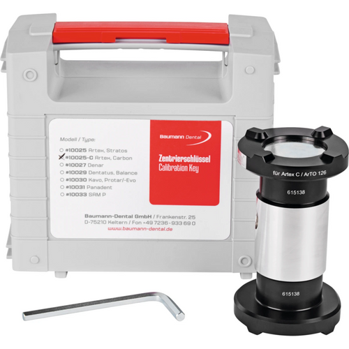 adesso Split® centering key piece for Artex Carbon, Arto 126 mm, Physio Logic