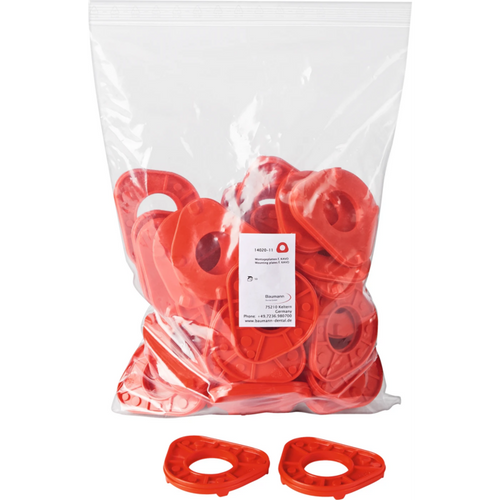 Mounting plates KaVo Pack of 50 pieces, red