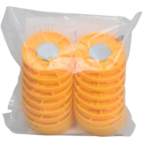 Articulator mounting plates Pack of 100 pieces, round BP, AXIOSPLIT