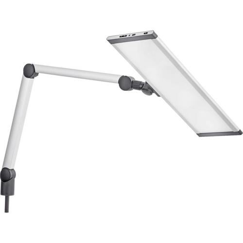 LED task lights piece LED COMFORT TABLE with articulated arm for table mounting