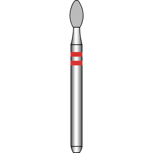 Ziramant Pack of 2 pieces 2 x red fine, FG long, figure 277, 4.2 mm, ISO 019