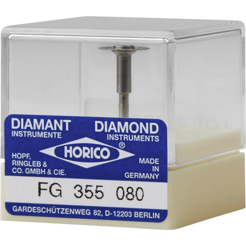 Zirconia diamond disk 355 piece double-sided, FG, figure 355, 0.28 mm, ISO 080