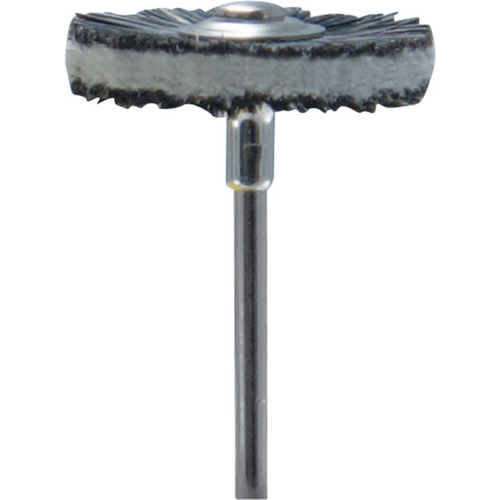 TOPDENT Mini fleece brush Pack of 12 fleece/chunking black, HP, 25 mm