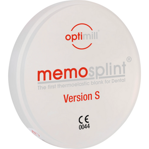 optimill memosplint® Version S piece &Oslash; 98.5 mm, H 25 mm, with step