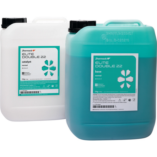 Elite Double 22 Canister 5 kg bottle base, 5 kg canister catalyst, turquoise, normal setting