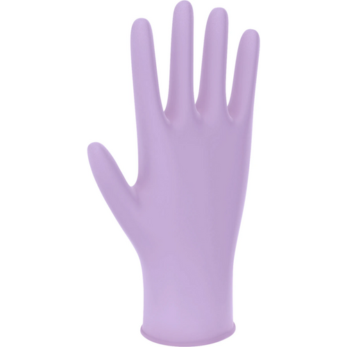 Vasco® Vinyl Sensitive Pakke med 100 stk fiolette hansker, pudderfrie, størrelse L