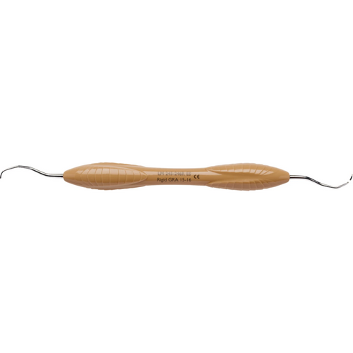 LM Gracey Rigid Stykke fasong 15/16, mesial, for bakre, brun, LM-ErgoSense® håndtak