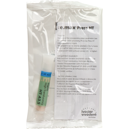 IPS e.max® Press Pakke med 5 blanker HT A3,5