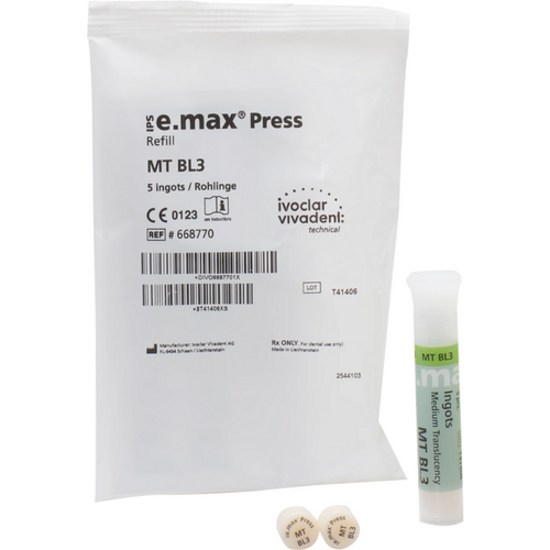 IPS e.max® Press Pakke med 5 blanker BL3 MT