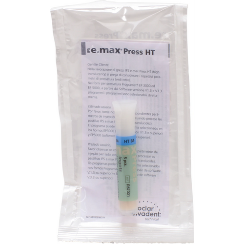 IPS e.max® Press Pakke med 5 blanker HT B4 